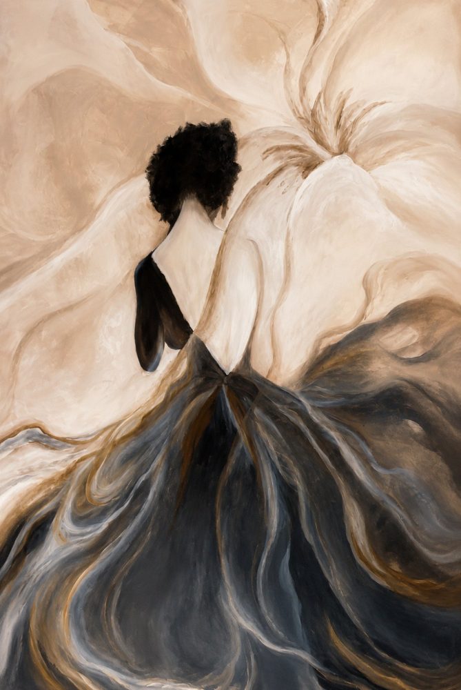The Gown, oil on canvas
